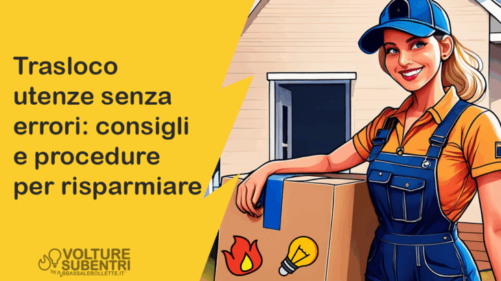 trasloco utenze senza errori: consigli e procedure per risparmiare